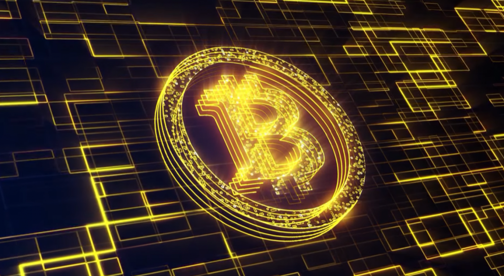 Bitcoin logo pixel